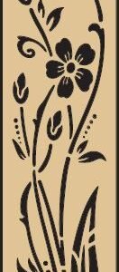 cnc curl flower jali dxf/svg design