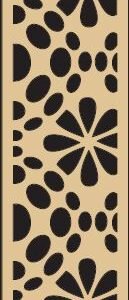 cnc curl flower jali dxf/svg design