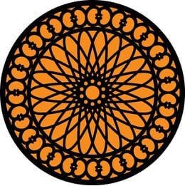 Cnc Round Chakra Jali Design dxf/svg file