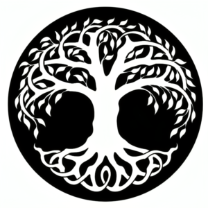 cnc Tree Wall Art Design svg/dxf file