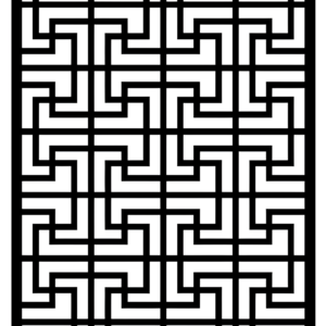 cnc Rectangle Cut Jali Design scg/dxf file