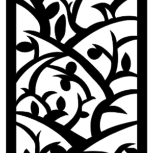 cnc Tree Leaf Jali Design svg/dxf file
