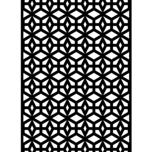 cnc Hexagonal Cut Panel Grill Design svg/dxf file