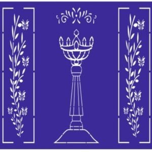 cnc butterfly leaf jali with lamp svg/dxf file