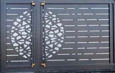 cnc circle with strips jali svg/dxf file