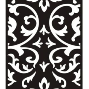 cnc curl jali svg/dxf file