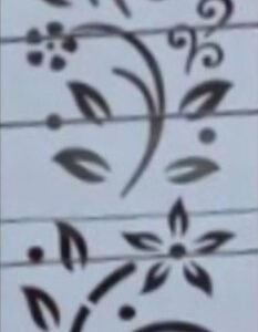 cnc flower curl jali with leaf svg/dxf file