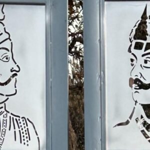 cnc maharana pratap svg/dxf file