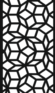 cnc diamond round jali svg/dxf file