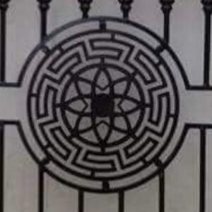 cnc round with star jali svg/dxf file