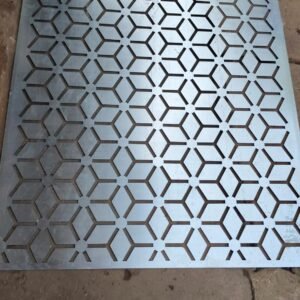 cnc hexagon round jali svg/dxf file