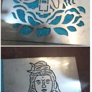 cnc shankar with parvati jali svg/dxf file
