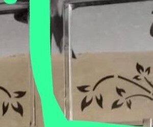 cnc shubh labh with curl jali svg/dxf file