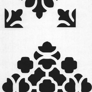 cnc square floral jali svg/dxf file