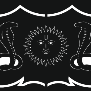 cnc sun with serpent svg/dxf file