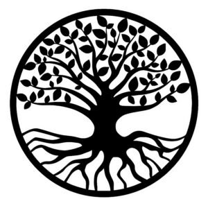 cnc Tree Wall Art Design svg/dxf file