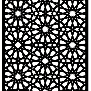 cnc Hexagonal Star Jali Design svg/dxf file