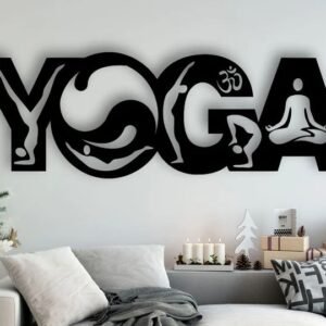 cnc yoga wall art svg/dxf file