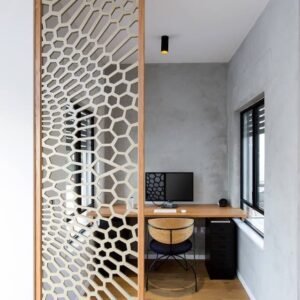 cnc Hexagonal Door Cut Design svg/dxf file