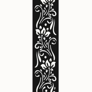 CNC Flower With Curl Jali dxf/svg file