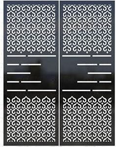 Double Door Pan Design Jali dxf/svg file