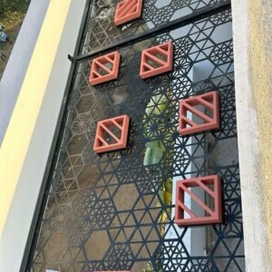 cnc Decorative Hexagonal Pattern Jali Design svg/dxf file