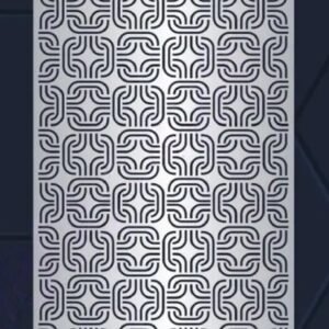 cnc Repeating Square Geometric Grill Design svg/dxf file