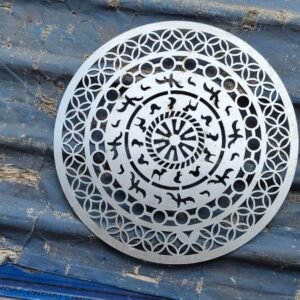 cnc chakra with round & camel design svg/dxf file