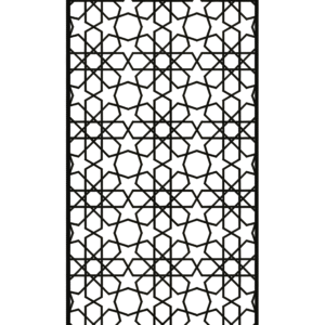 cnc Star Shapes Cutting Griil Design svg/dxf file