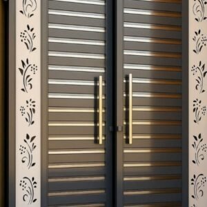 cnc Curl Stencil Gate Design svg/dxf file