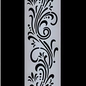 cnc Curl Design With Petals svg/dxf file