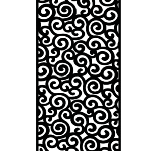 cnc Circular Curls Jali Design svg/dxf file