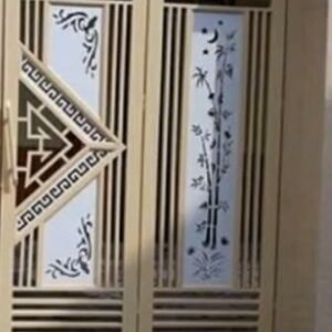 cnc bamboo and curl corner jali svg/dxf file