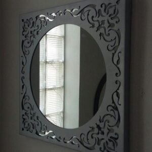 cnc curl circle jali svg/dxf file