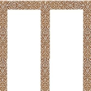 cnc curl floral gate jali svg/dxf file