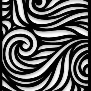 cnc curl jali svg/dxf file