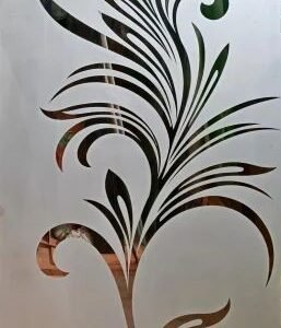 cnc curl leaf floral jali svg/dxf file