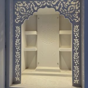 cnc curl with flower jali svg/dxf file