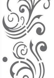 cnc curl with dot gate jali svg/dxf file