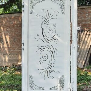 cnc curl corner with leaf jali svg/dxf file