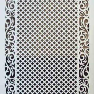 cnc diamond grid pattern svg/dxf file