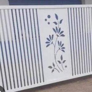 cnc flower with leaf jali svg/dxf file