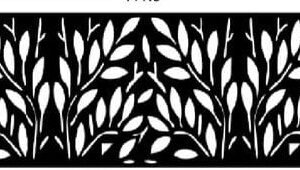 cnc leaf with branch jali svg/dxf file