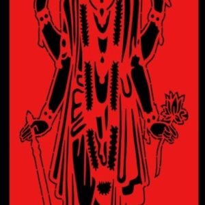 cnc lord vishnu with kalash jali svg/dxf file