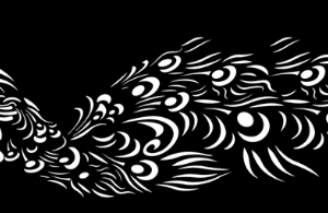 cnc peacock with butterfly jali svg/dxf file