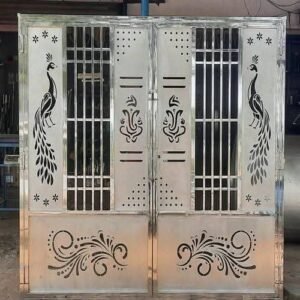 cnc peacock with ganpati and curl jali svg/dxf file