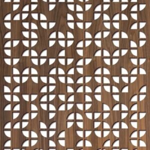 cnc quarter round jali svg/dxf file