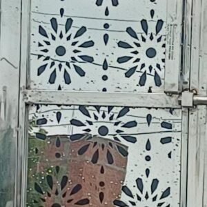 cnc round floral gate jali svg/dxf file