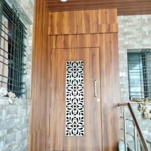 cnc square box leaf shape jali svg/dxf file