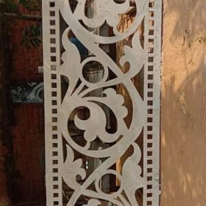 cnc square with curl jali svg/dxf file